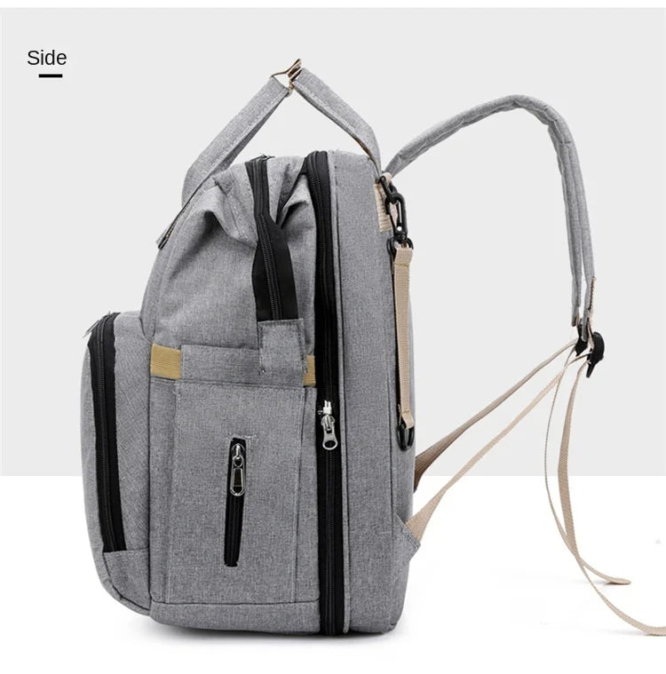 Mochila Premium Maternal, Mini cuna plegable